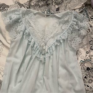 Baby blue vintage nightgown